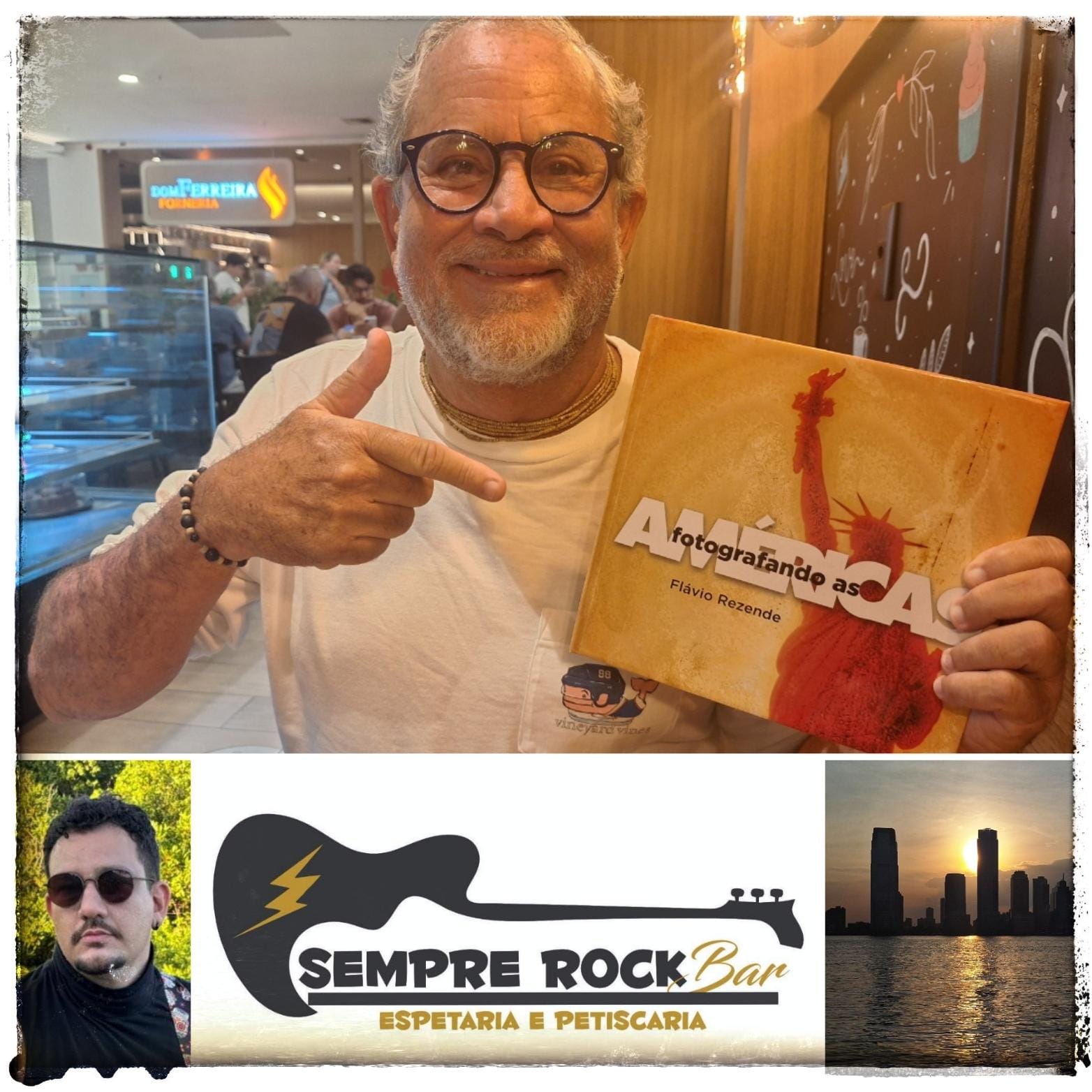 Fotografando as Américas será lançado terça-feira no Sempre Rock – Flávio Rezende chega a seu 29° livro.