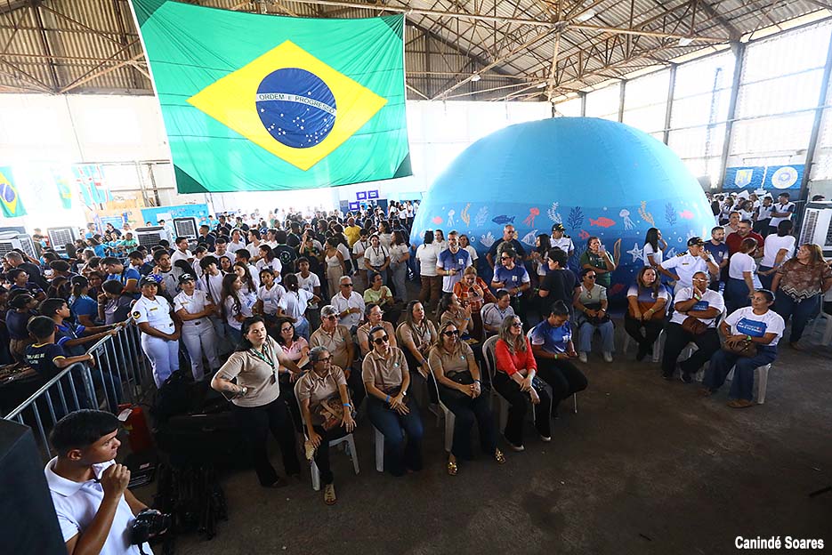 2ª Terça Cultural da Base Naval de Natal: Jovens potiguares conhecem de perto a grandiosidade da Amazônia Azul