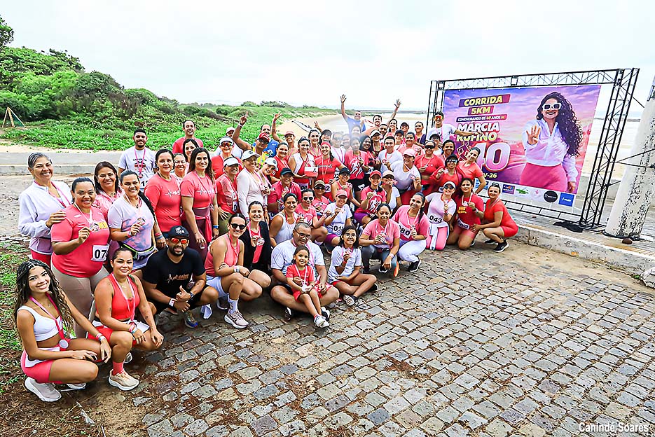 Corrida marca celebração dos 40 anos de Márcia Rufino em um dia de superação, emoção e propósito