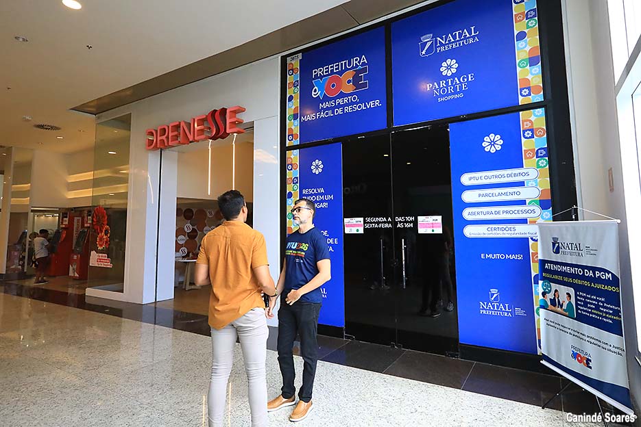 Prefeitura do Natal inaugura ponto de atendimento tributário no Partage Norte Shopping