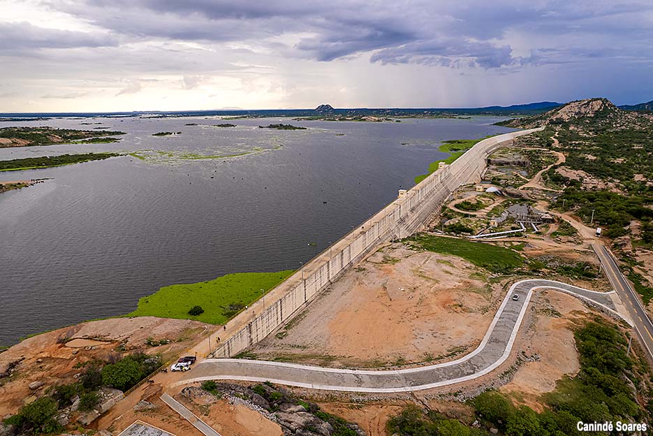 Barragem Oiticica supera 61% da capacidade e amplia reserva hídrica no Seridó